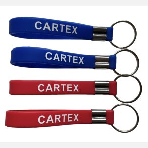 Billig Silicone nglering med ptrykt logo/tekst Mange farver kan bestilles