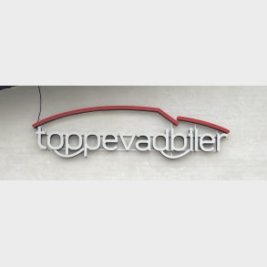 Lysskilt til indgangsparti 3