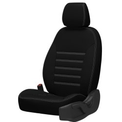 Sdeovertrk Jaquard Design Kun stof p alle flader