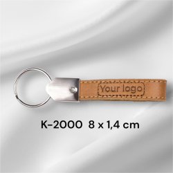 gte Lder nglering med logo/tekst stanset i lderet