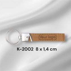 gte Lder nglering med logo/tekst stanset i lderet