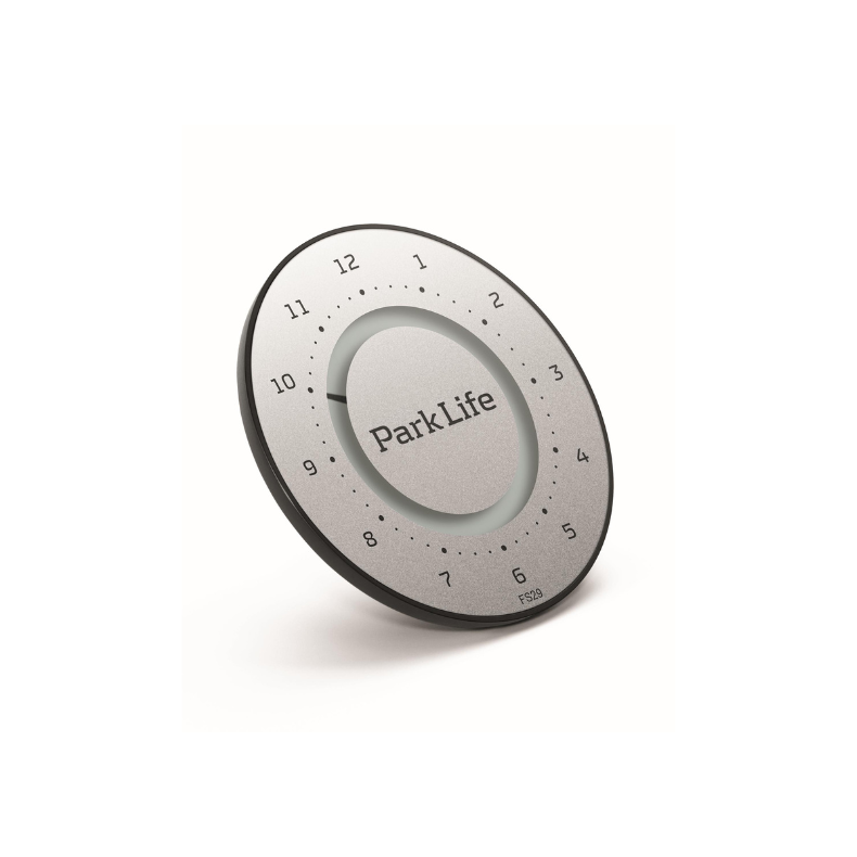 Elektronisk P-Skive Park Life med dit eget logo