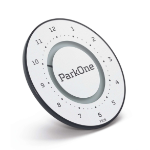 Elektronisk P-Skive Park One med dit eget logo