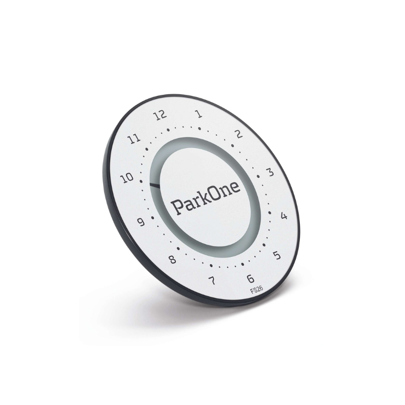Elektronisk P-Skive Park One med dit eget logo